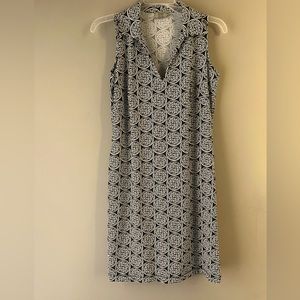 Katherine Way Black/White Travel Dress